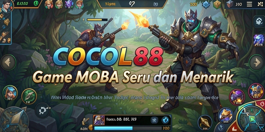 Screenshot gameplay COCOL88 yang menunjukkan aksi pertempuran tim.
