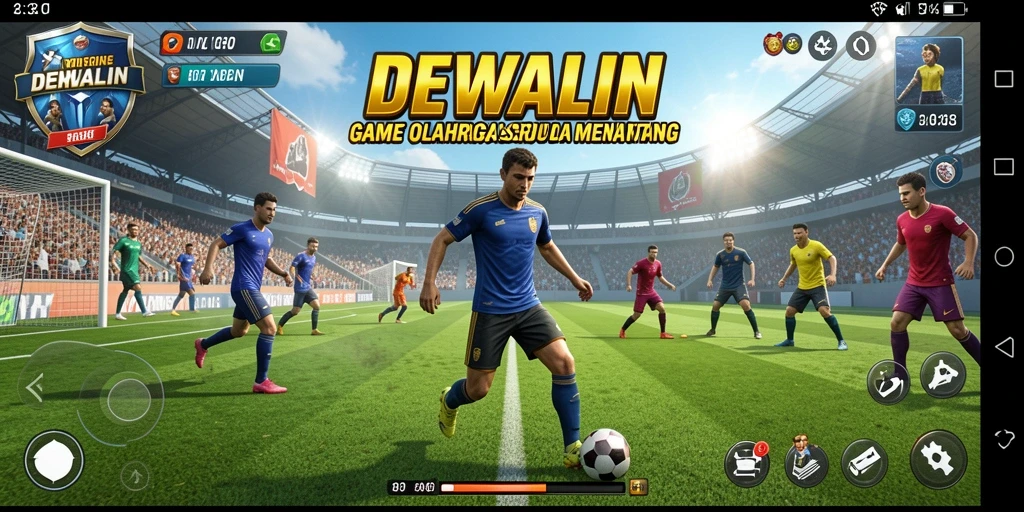 Tampilan seru dari gameplay DEWALIN yang menantang.