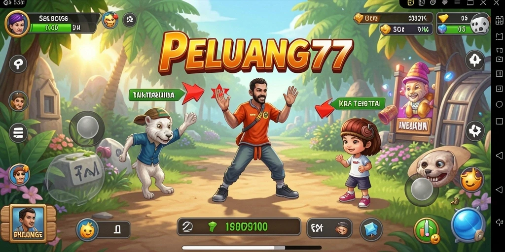 Tampilan gameplay PELUANG77 yang seru dan menarik.